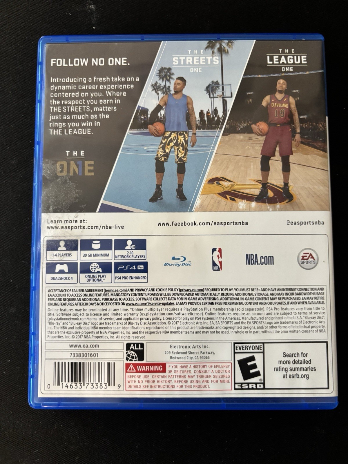 NBA Live 18 (Sony PlayStation 4, 2017)