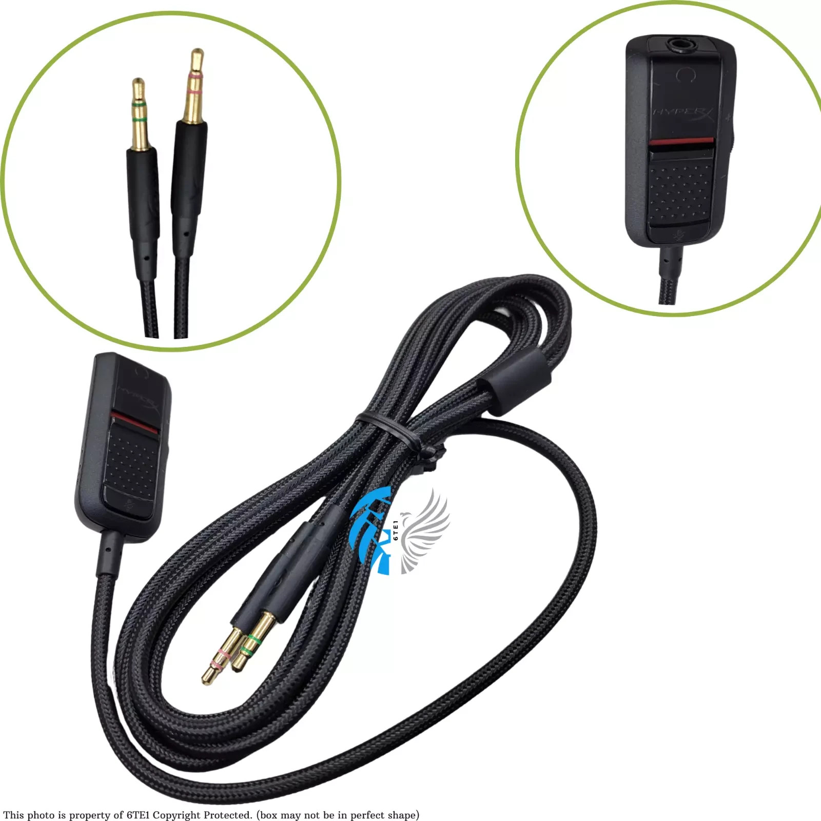 Control Wire Cable with Mute for HyperX Cloud Revolver & S Gaming Headset™