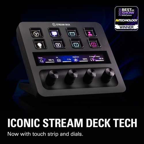 Elgato Stream Deck Plus – (Black) 20GBD9901