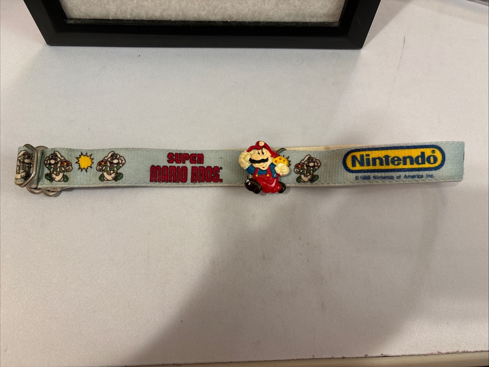 VTG 1980s 1988 NINTENDO SUPER MARIO BROTHERS VIDEO GAME LEE KID’S BELT w BUCKLE