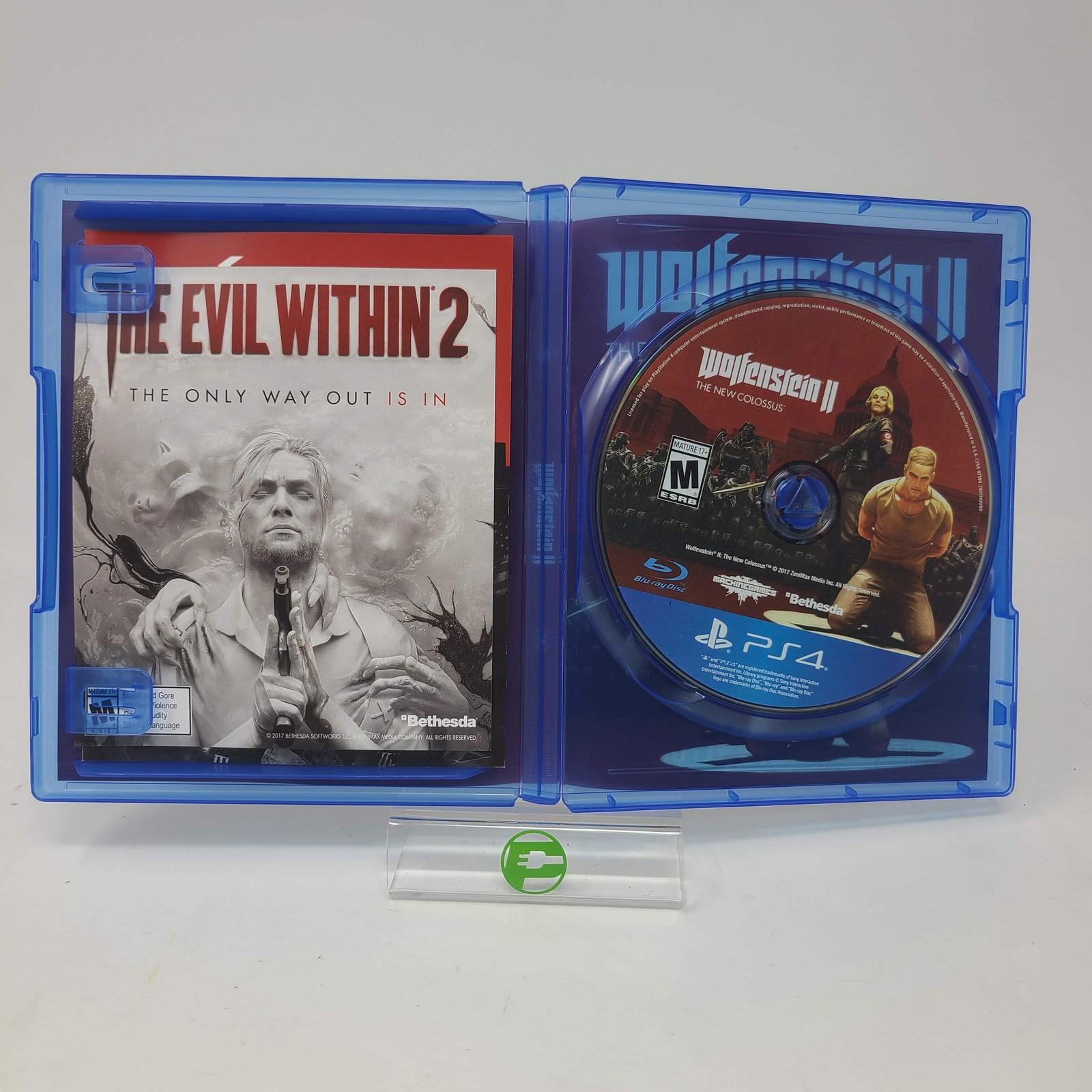 Lot of 5 Sony PS4 PlayStation 4 Games Battlefield Hardline Wolfenstein II Break