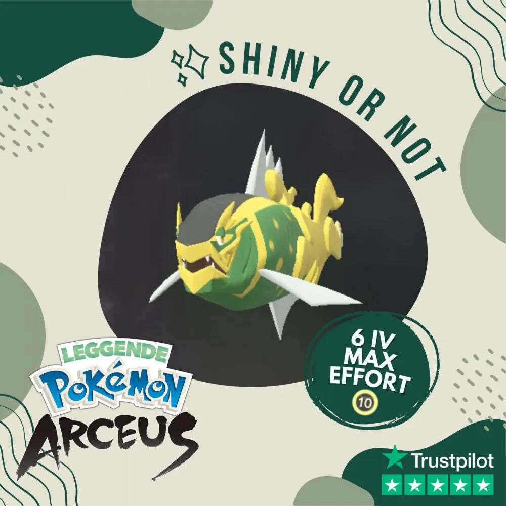 Basculegion Male Shiny ✨ Legends Pokémon Arceus 6 IV Max Effort Custom OT Level