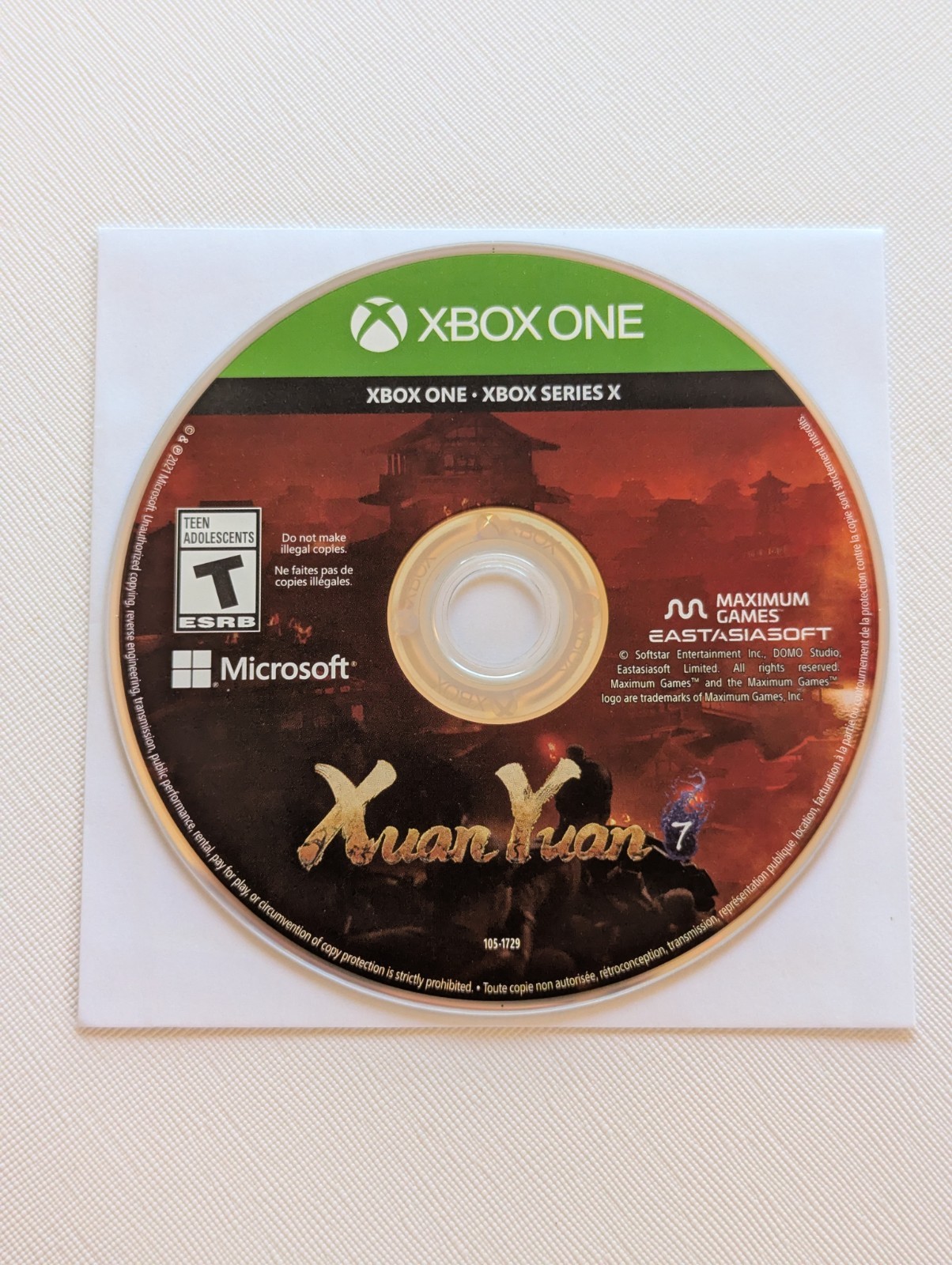 Xuan Yuan Sword 7 (Microsoft Xbox One, XB1, 2021) Game Disc Only – Tested
