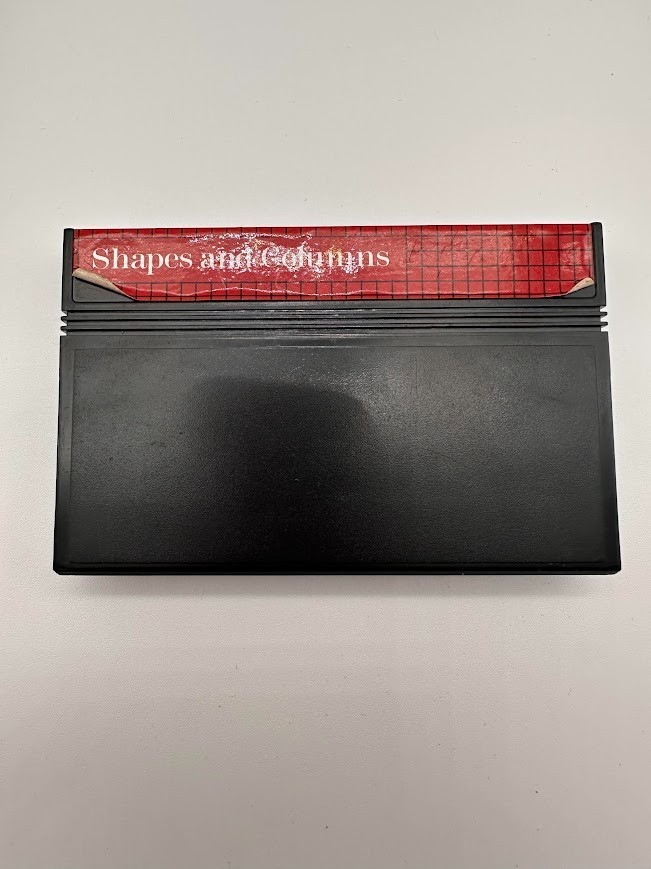 Shapes & Columns Master System Tec Toy Brazil Argentina CIB Tested cardboard box