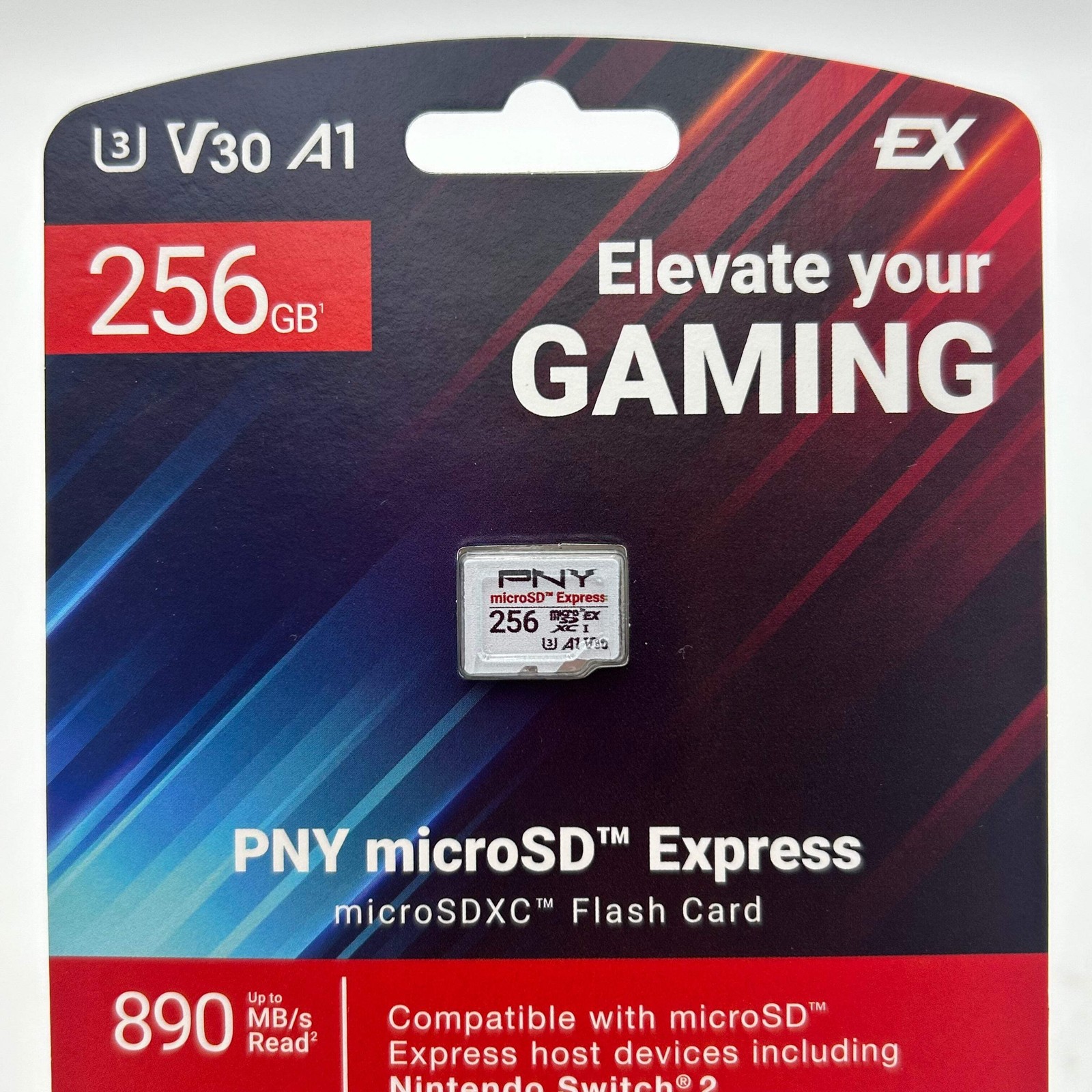 PNY 256GB microSD Express microSDXC Memory Card – Brand New