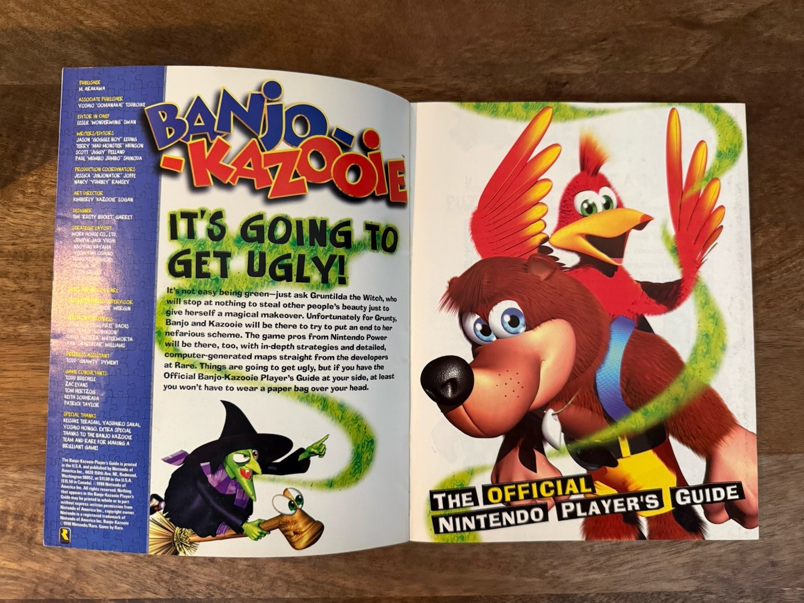 Banjo-Kazooie Official Nintendo Power Player’s Guide for N64