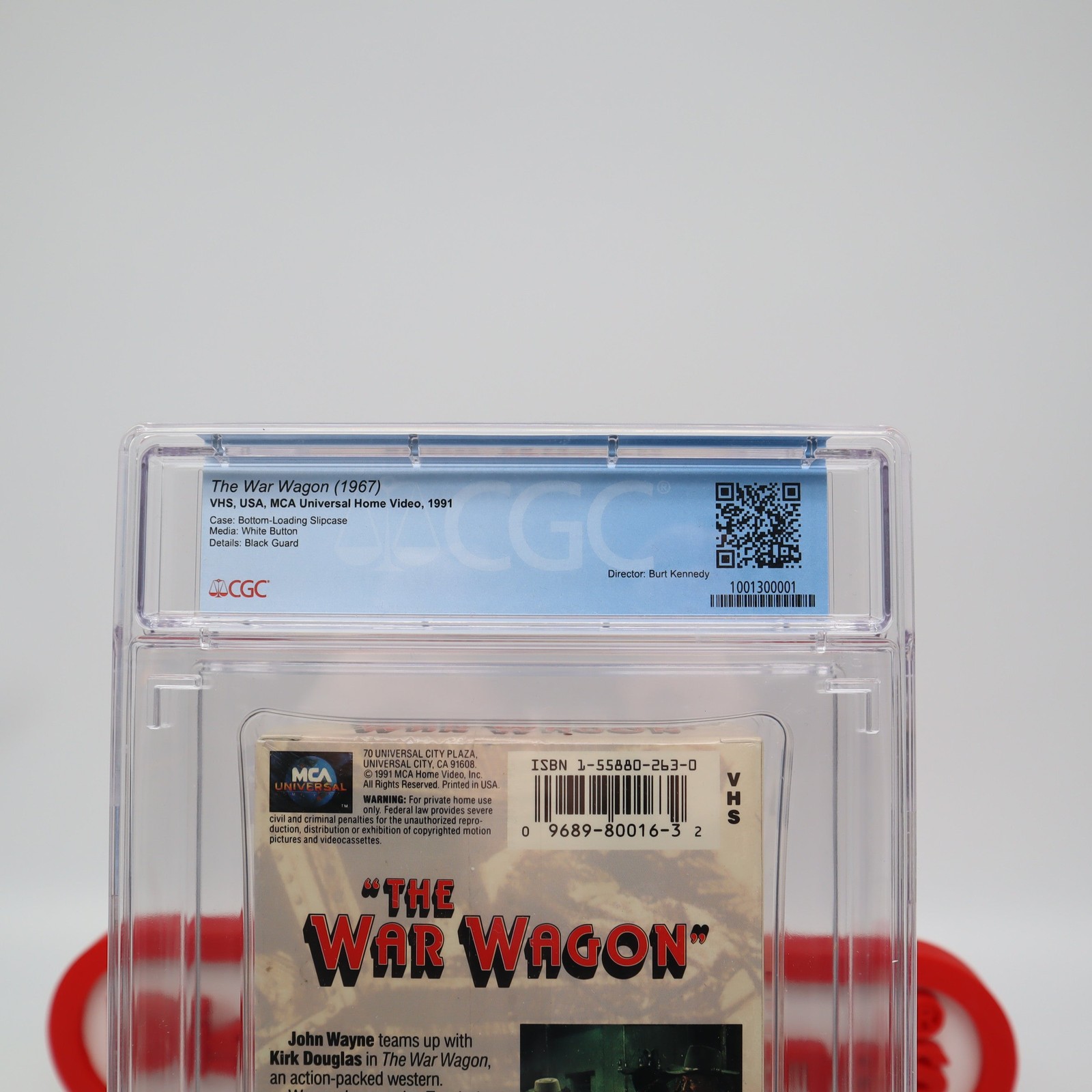 THE WAR WAGON – JOHN WAYNE – CGC GRADED 9.4 A+! NEW & Factory Sealed! (VHS)