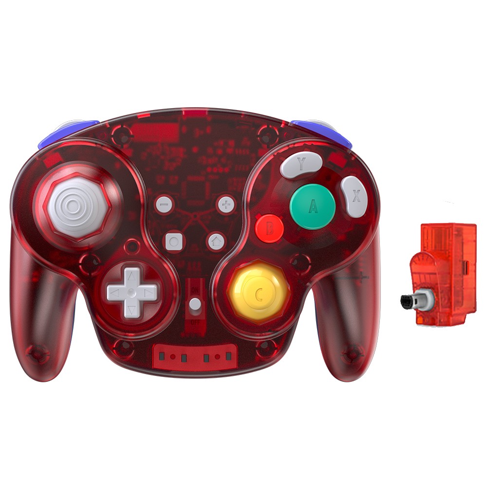 2.4 GHz Wireless GameCube Controller, for NGC GameCube Console (Built-in Rumble)