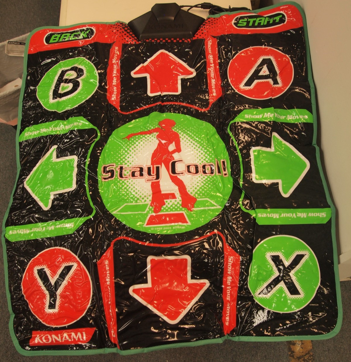 Konami Dance Dance Revolution DDR Ultramix Dance Pad Game Bundle for Xbox