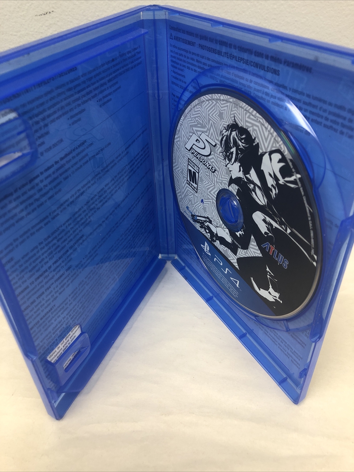 Persona 5 No Manual Tested PS4 PlayStation 4, 2017) Altus Games