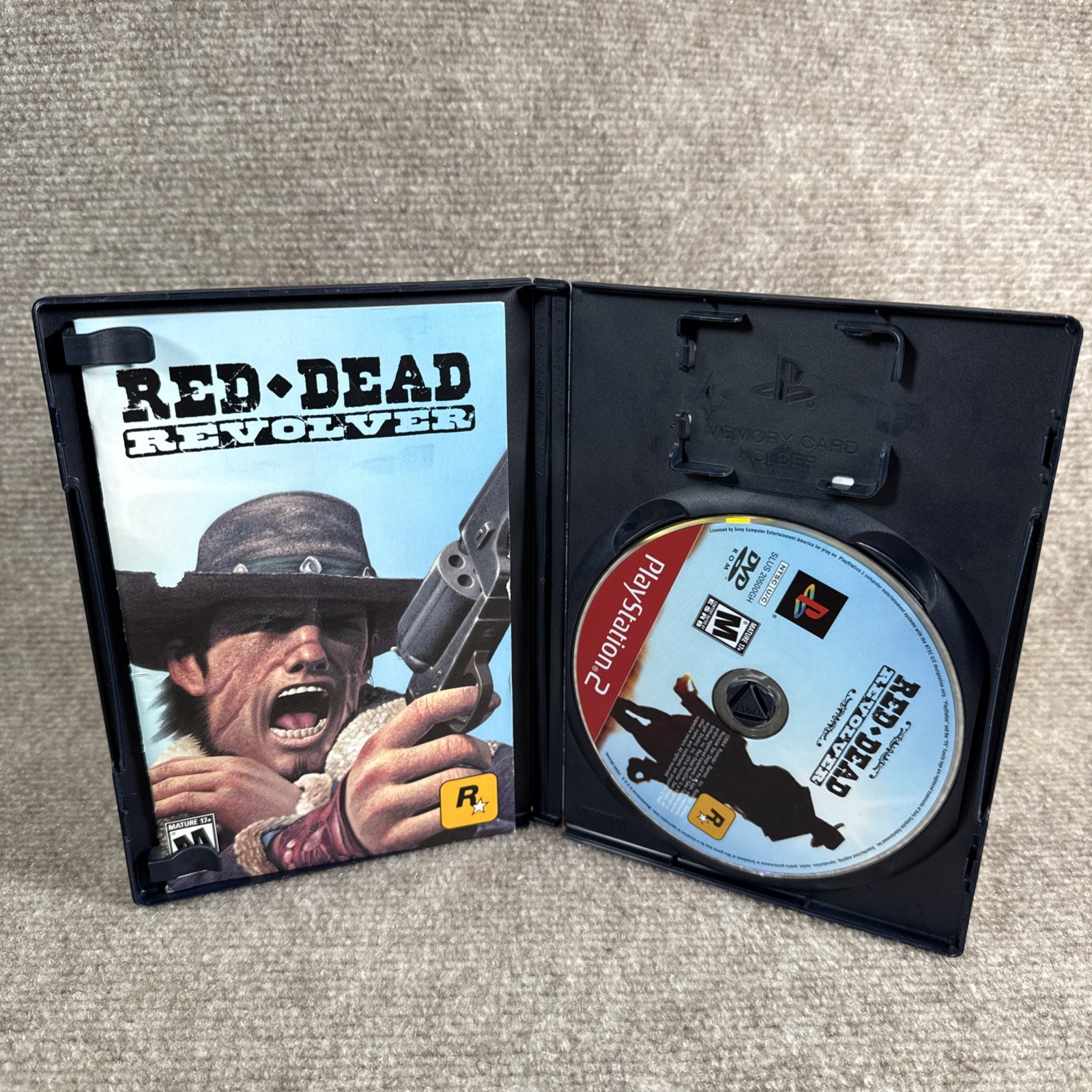 Red Dead Revolver PS2 PlayStation 2 Greatest Hits Manual Booklet CIB ADULT OWNED