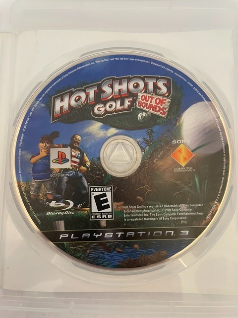 Hotshots Golf Out of Bounds (PlayStation 3, PS3) Complete w/Manual Test