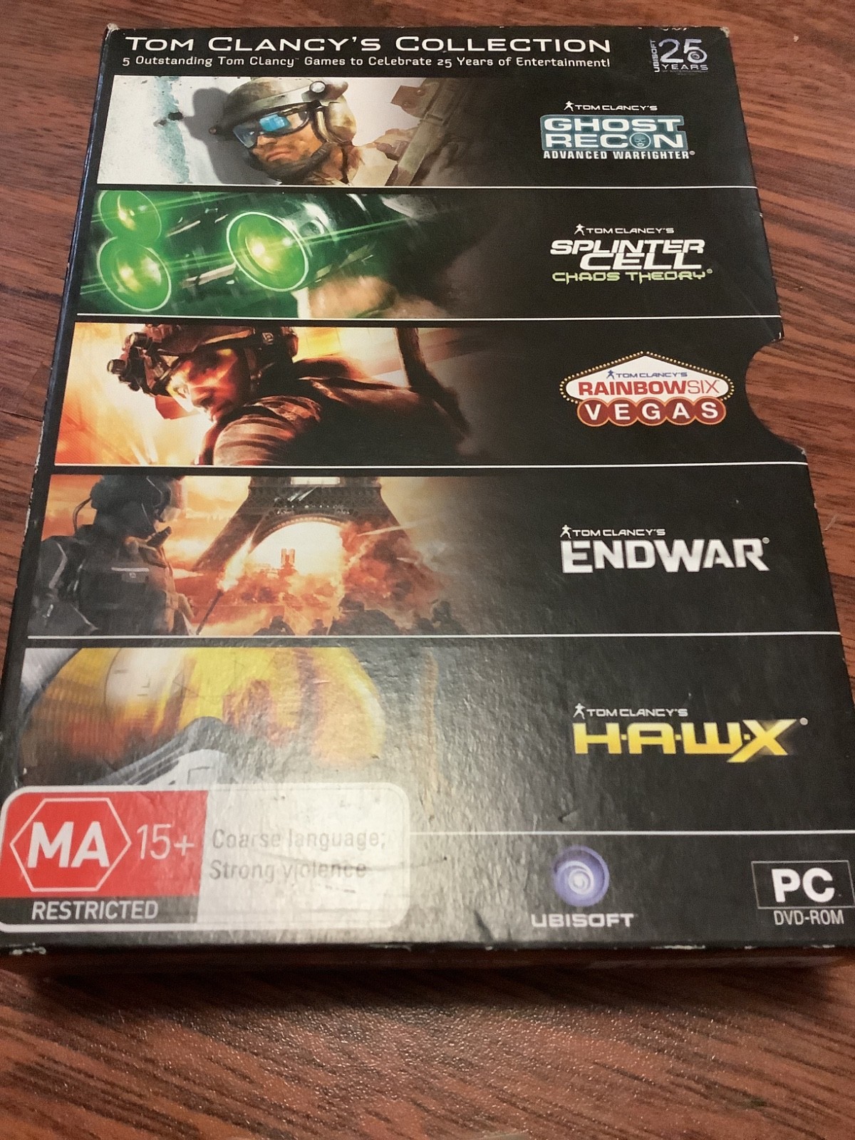 TOM CLANCY’S COLLECTION PC DVD-ROM 2011 UBISOFT MA15+