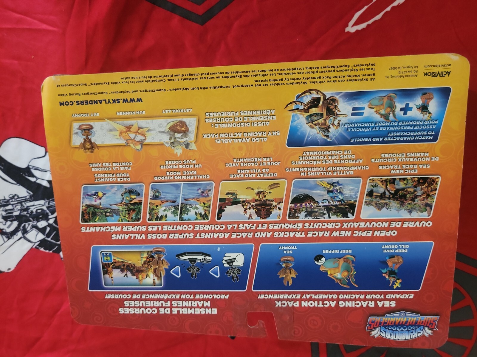 Skylanders superchargers Action Pack DEEP DIVE GILL GRUNT, with vehicle