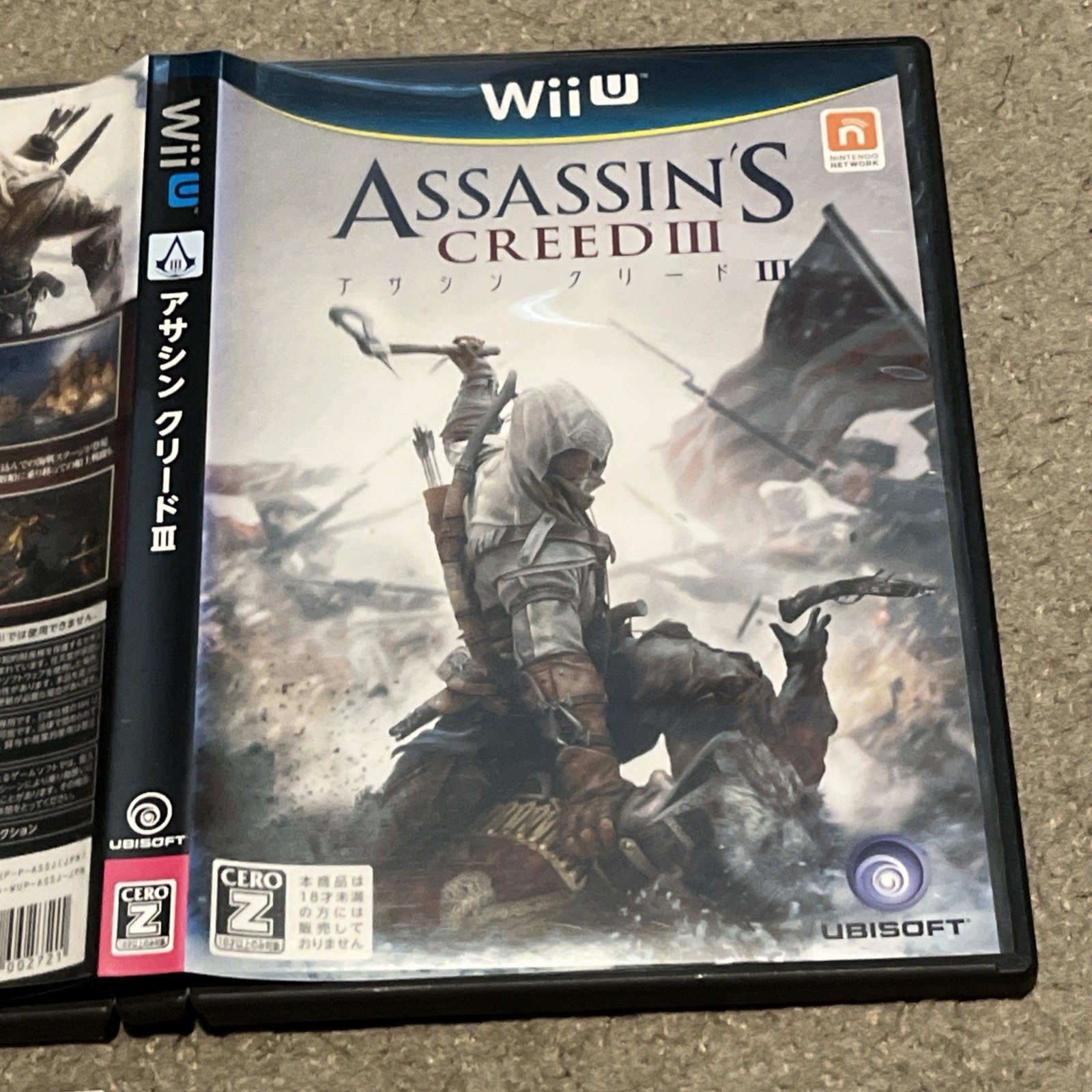 Assassin’s Creed III 3 Wii U Video Game NTSC-J JPN Japan Import Ubisoft Complete