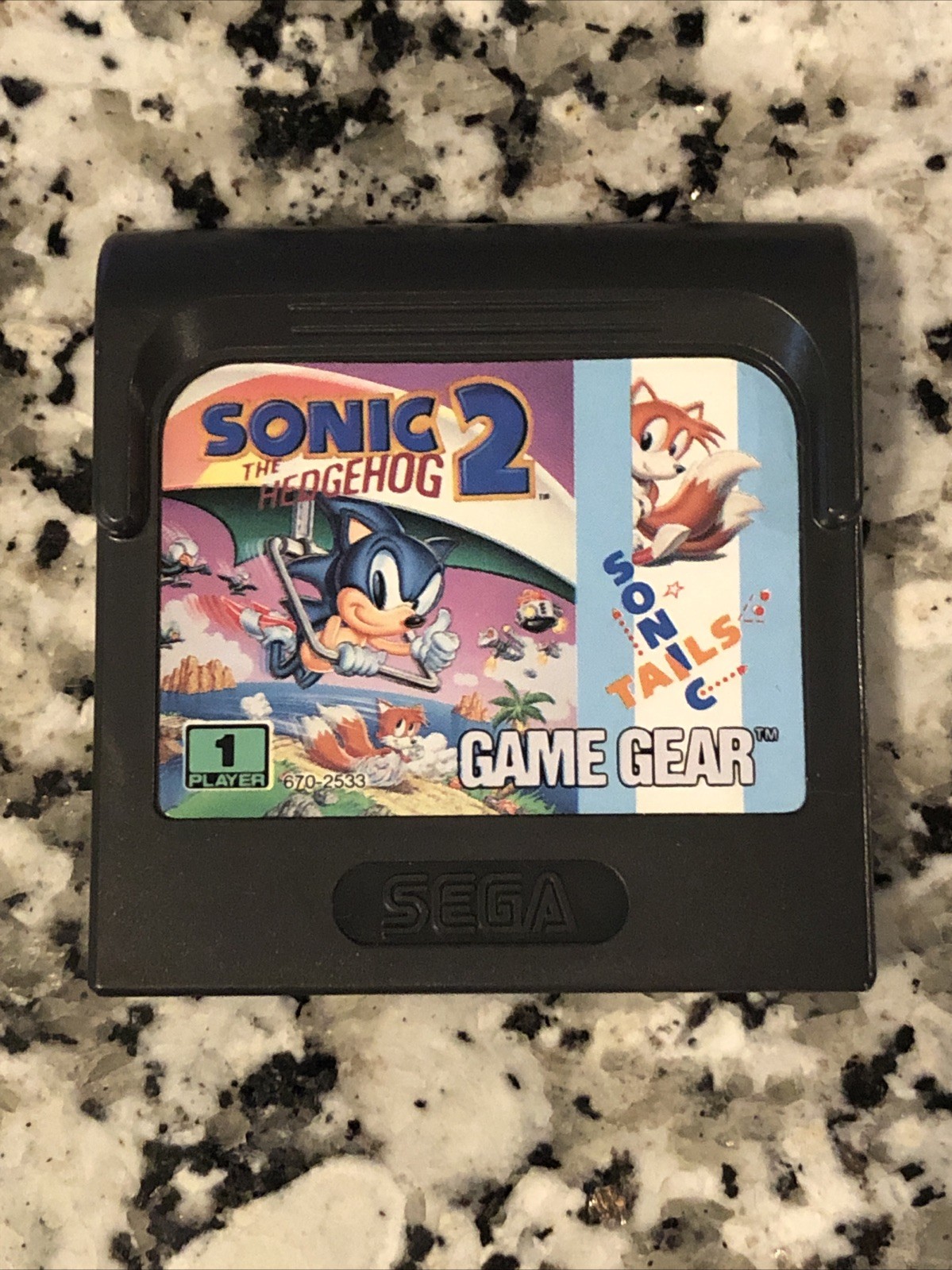 Sonic The Hedgehog 2 (Sega Game Gear) Cart Only With Clamshell Case – Untested