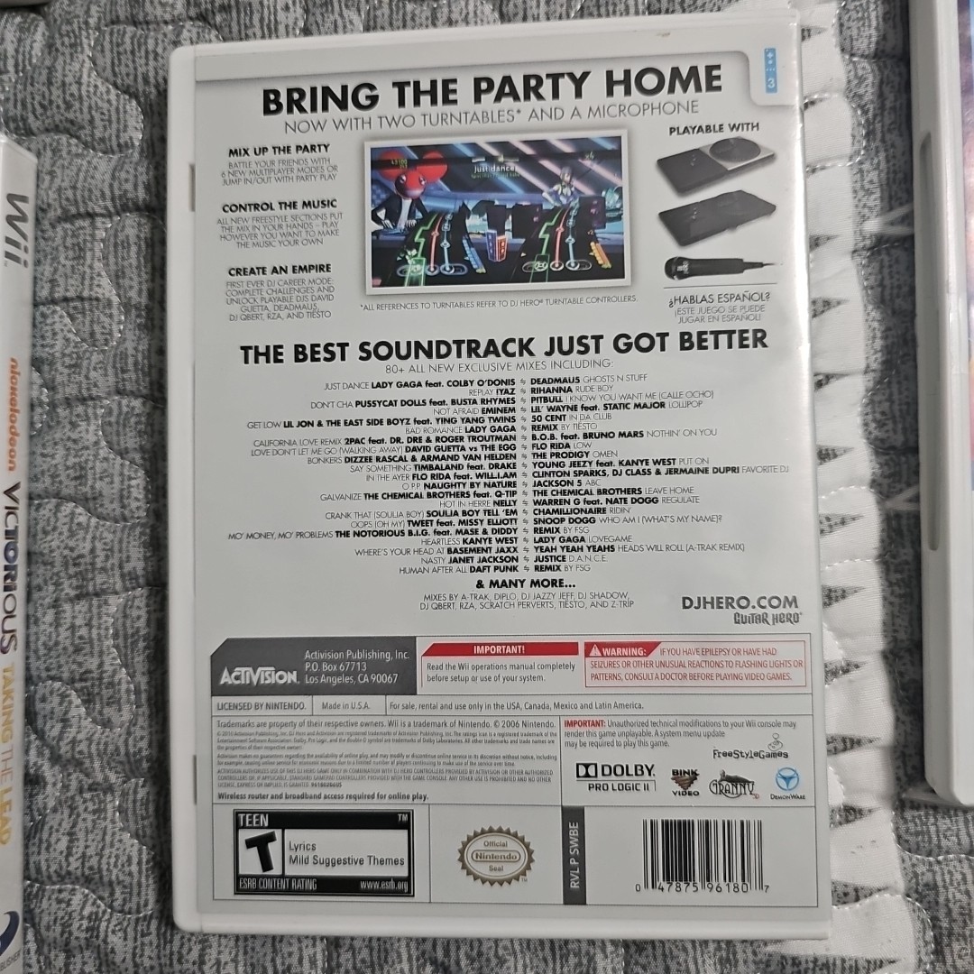Lot Of 6 In Box Singing & Dance Themed Wii Games Popular Titles 4 Open 2 SEALED