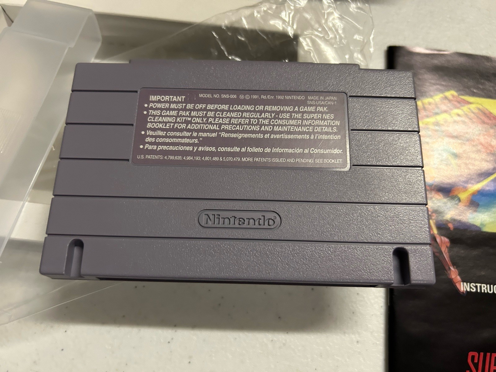 CLEAN Super Metroid SNES NINTENDO Complete In Box Authentic CIB W/Protector