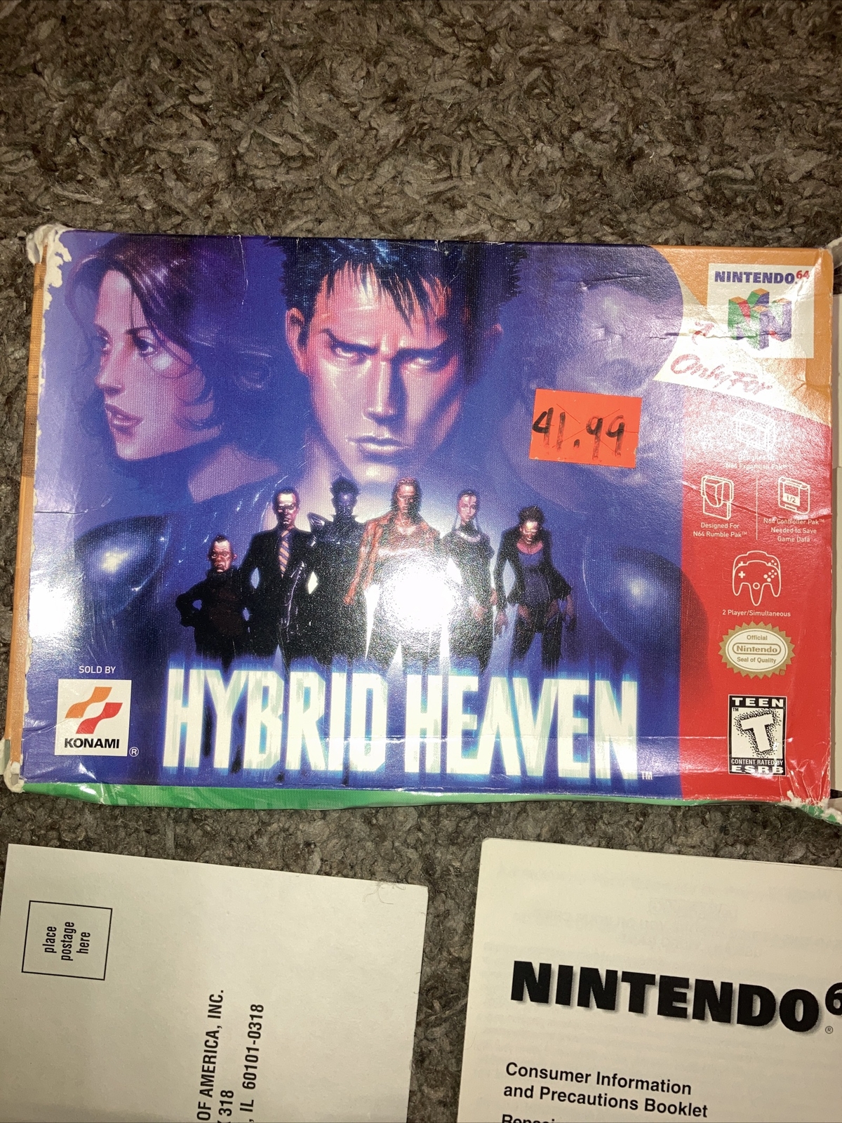 Hybrid Heaven (Nintendo 64, 1999) CIB