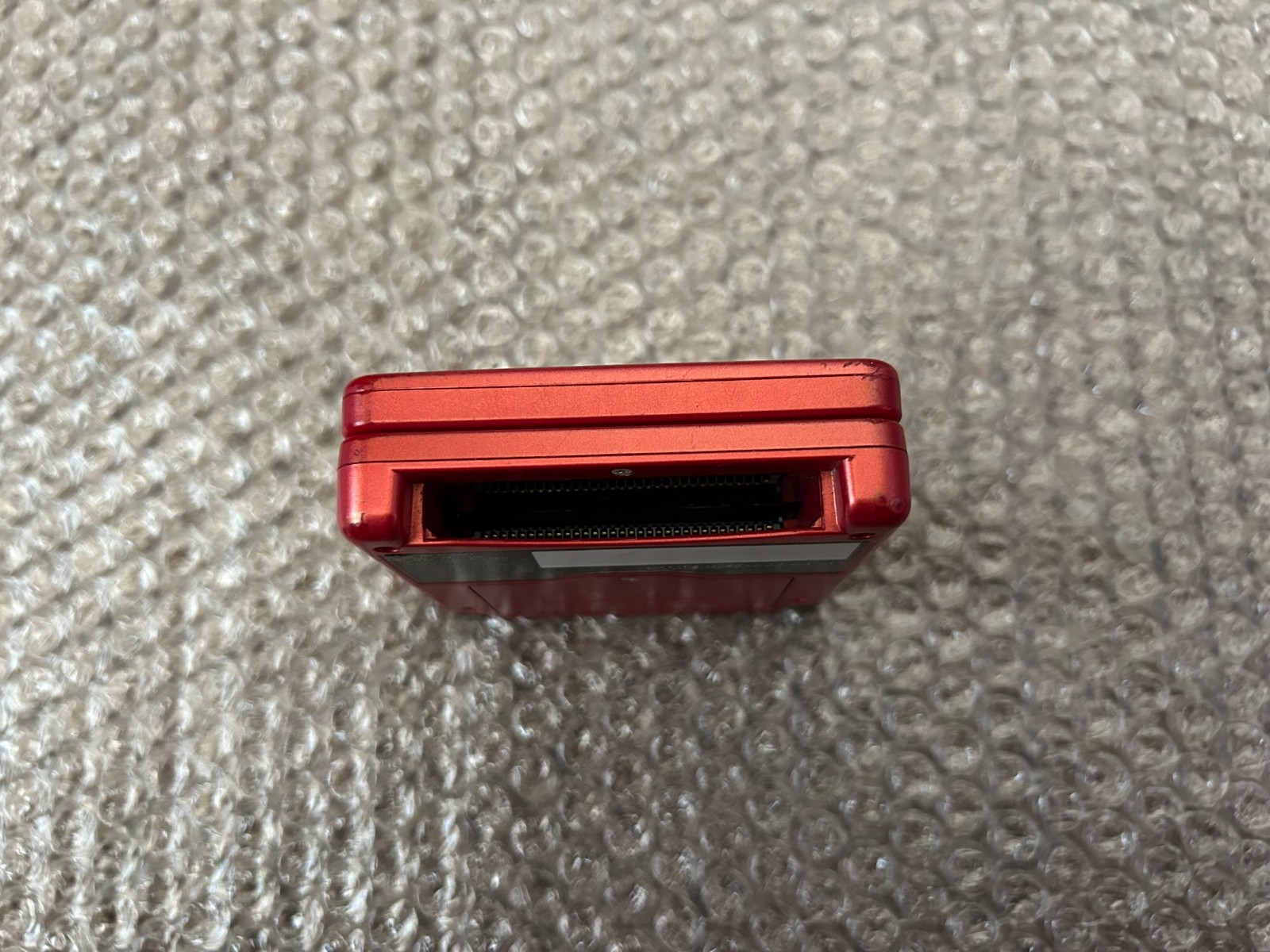 *READ* Nintendo Game Boy Advance SP Handheld System – Flame Red GBA Console