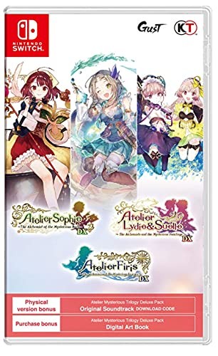 Nintendo Switch Atelier Mysterious Trilogy Deluxe Pack (Imp (UK IMPORT) Game NEW
