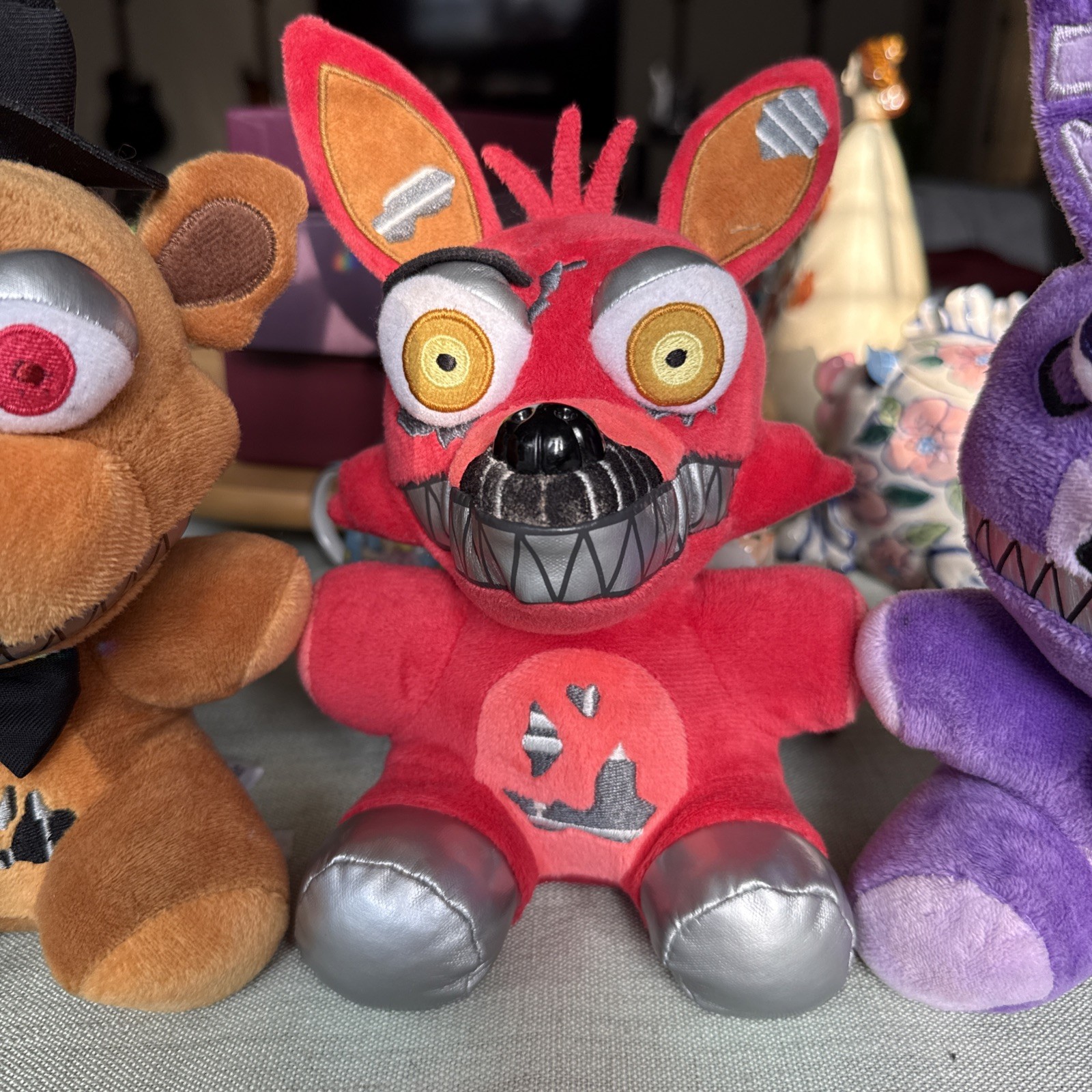 2021 Five Nights At Freddy’s Funko Plush. Foxy, Bonnie, Freddy, Helpy LOT Of 4