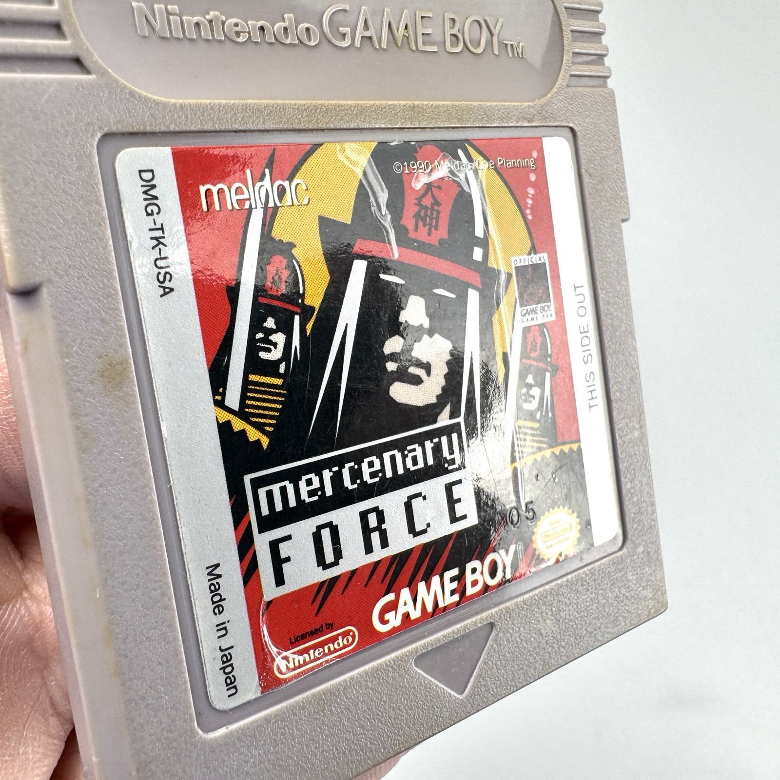 Mercenary Force (Nintendo Game Boy, 1990) Authentic, Cleaned Pins, Tested