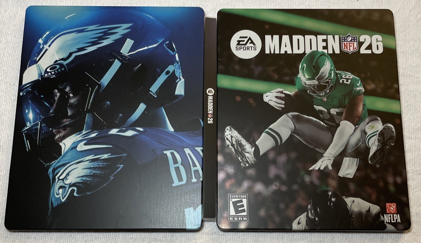 New Madden NFL 26 Steelbook PlayStation 5 PS5 XBOX US Version NO GAME EA Sports