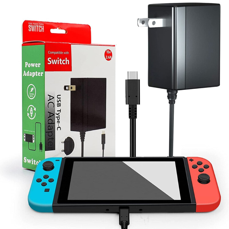PWR Charger for Nintendo Switch / Lite Power Ac Adapter Switch Dock Type C Cable