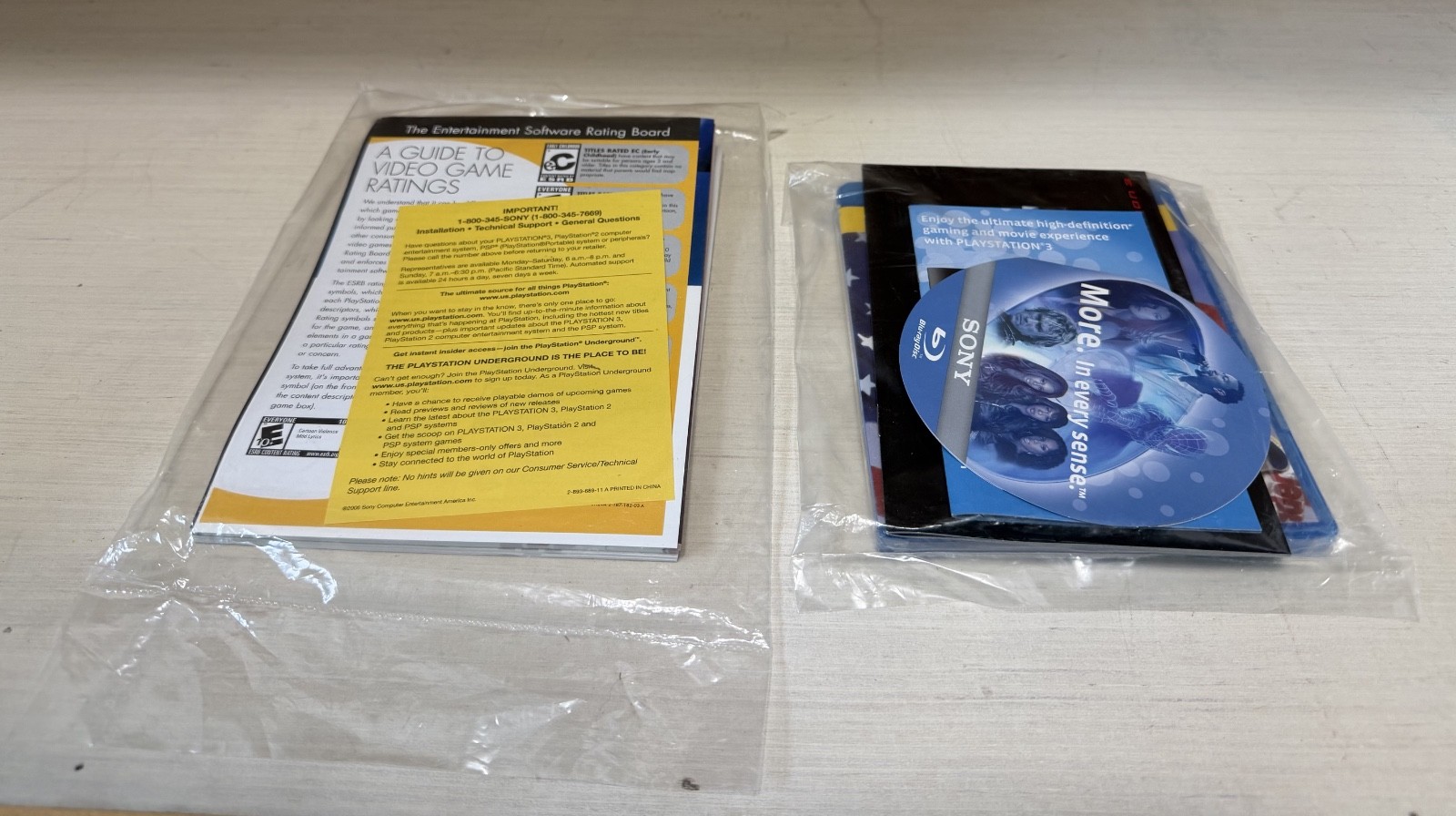 Sony PlayStation 3 PS3 CECHA01 60GB Launch Model November 2006 – FIRMWARE 1.10