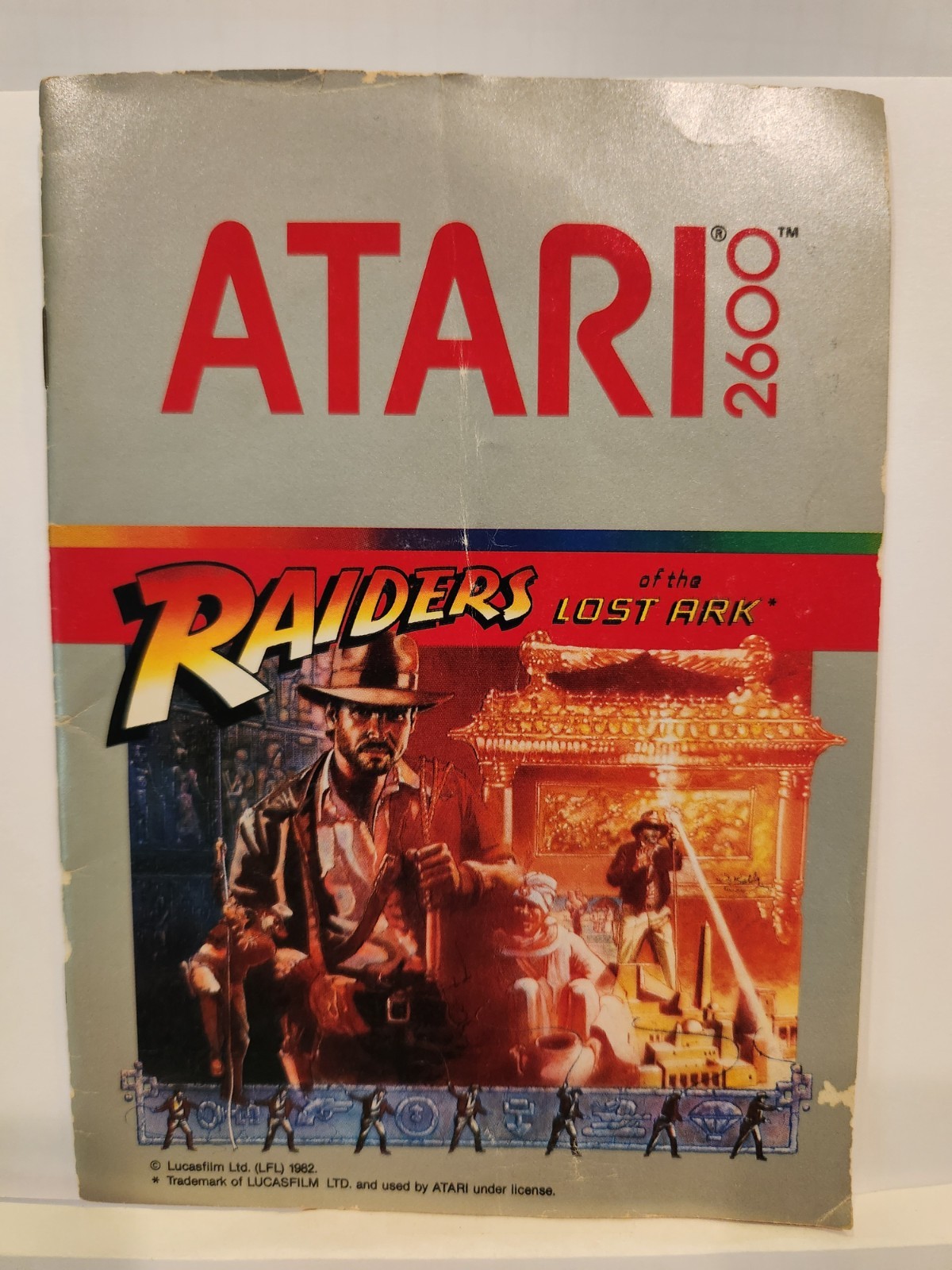 Atari 2600 Raiders of the Lost Ark (1982) Cartridge with Manual – Tested