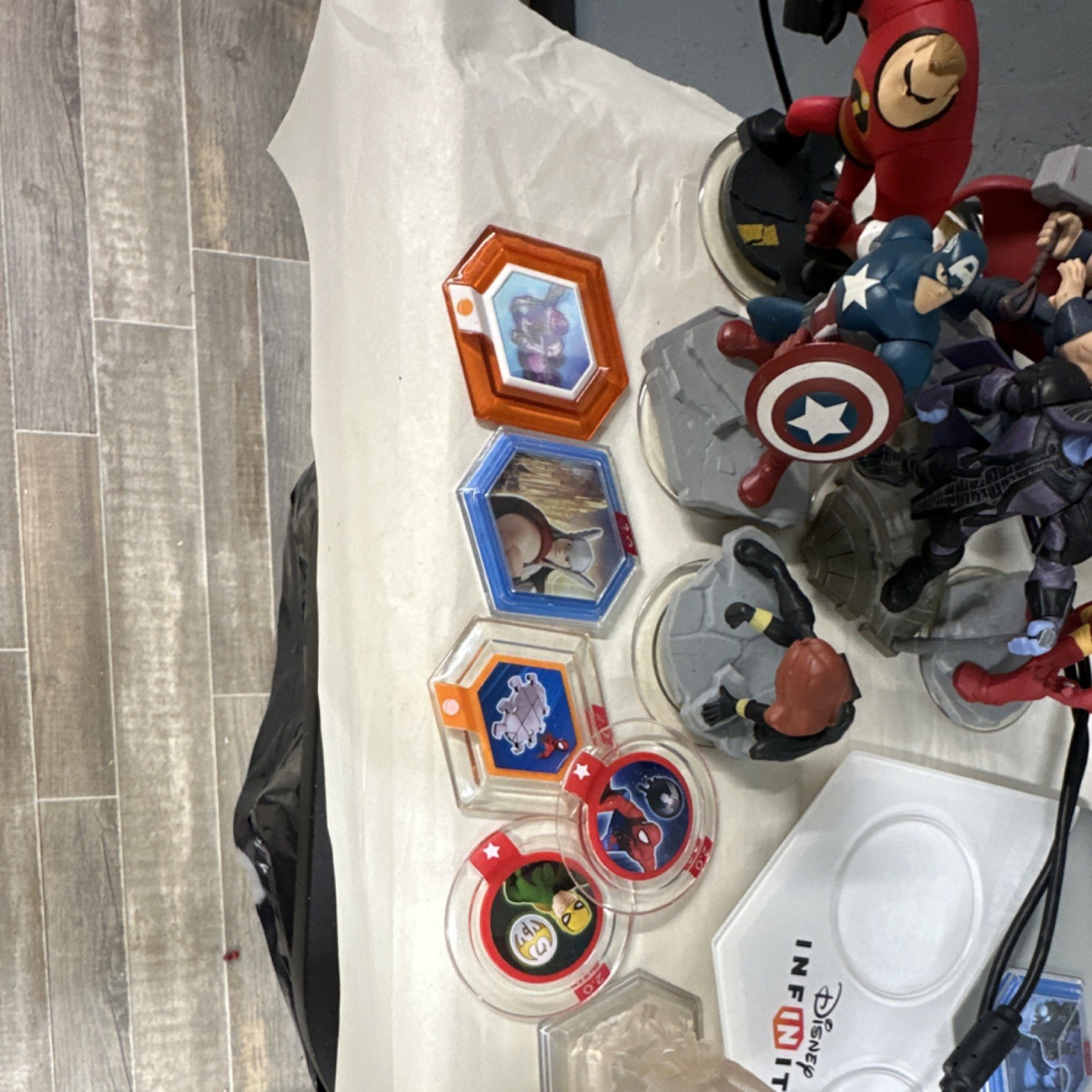 Disney Infinity Marvel Character Figure Pack Captain America Iron Man Thor Loki
