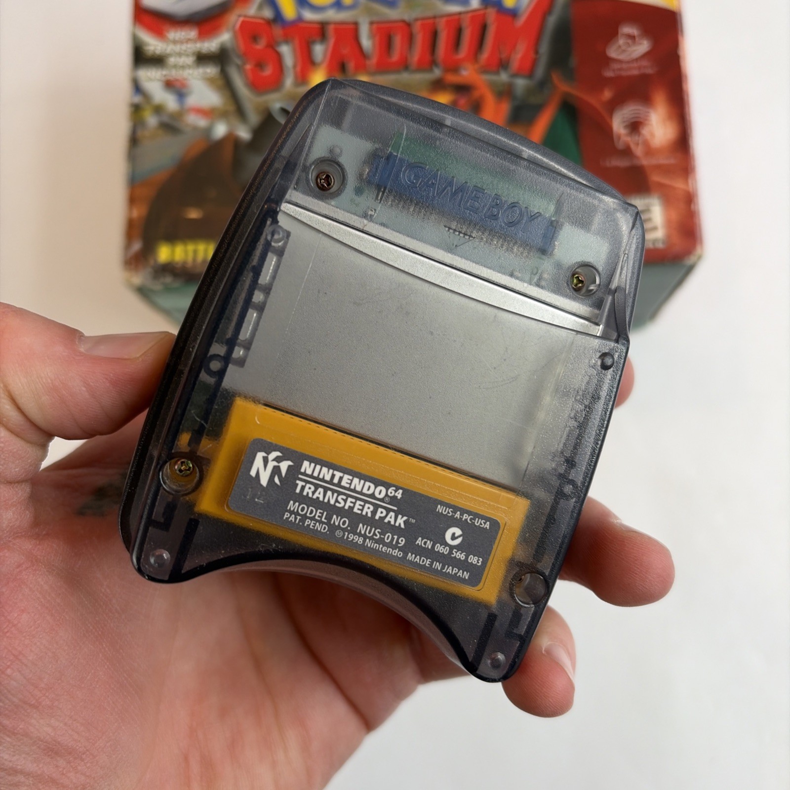 Pokemon Stadium – Nintendo 64 Big Box w/ Transfer Pak (Tested)