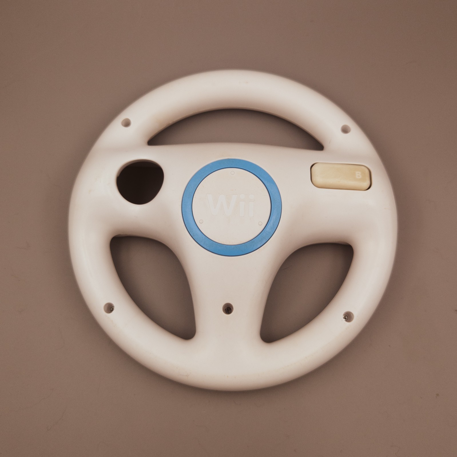 2x Official Nintendo Wii Steering Wheel for Mario Kart OEM White RVL-024