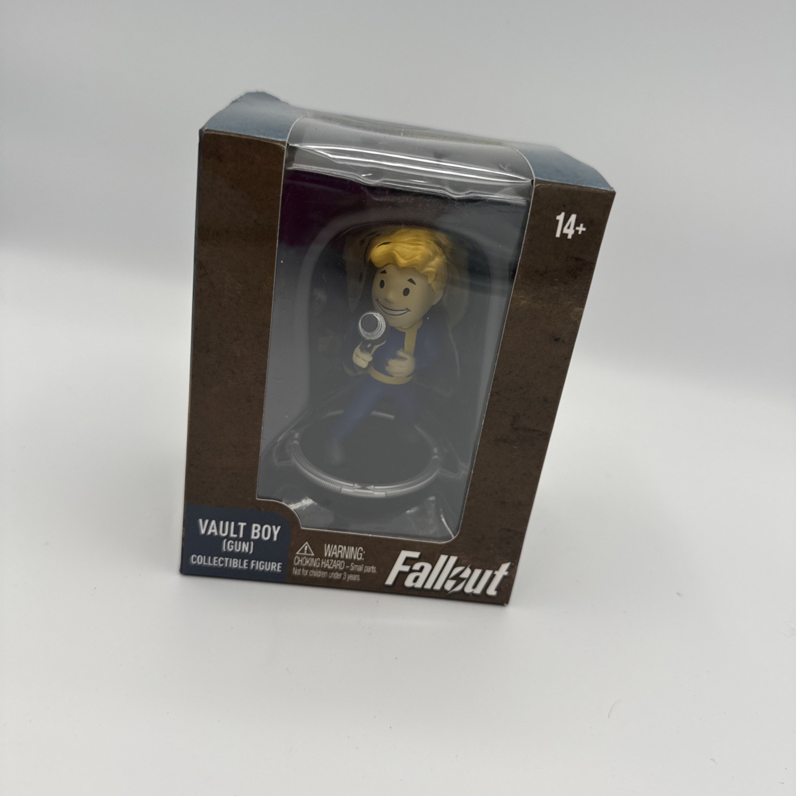 Fallout Vault Boy (Gun) 3″ Mini Figure Syndicate Collectibles Box Damage