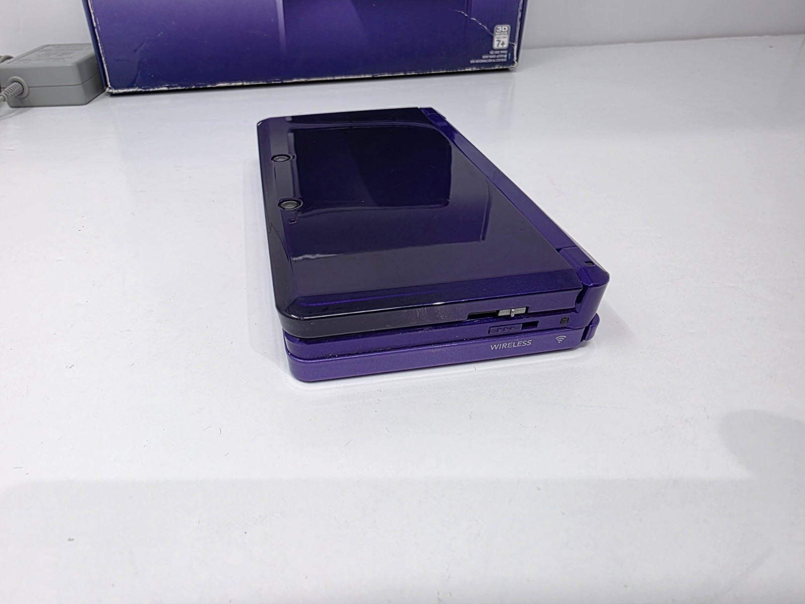 Nintendo 3DS Handheld Console Midnight Purple (Complete in Box Cib) * NTSC-USA