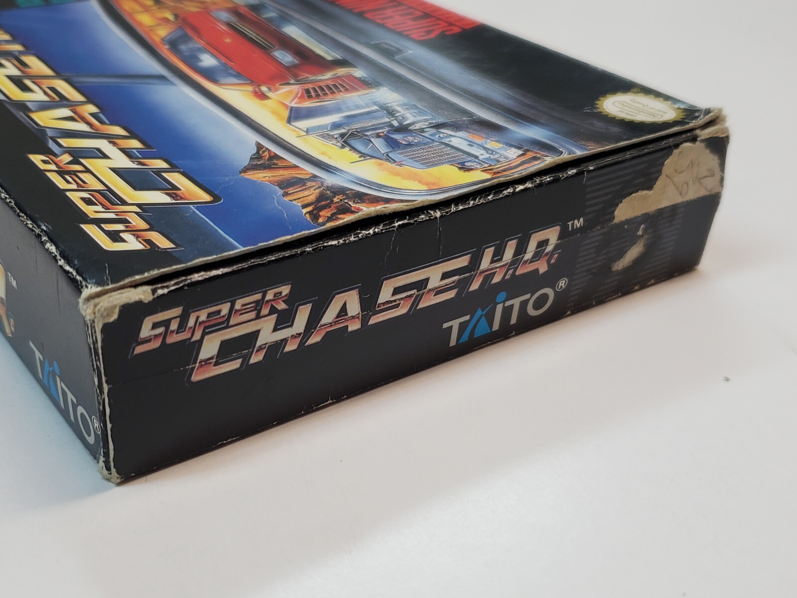 Super Chase HQ H.Q. Super Nintendo Box Only *(No Game,No Manual) *wear