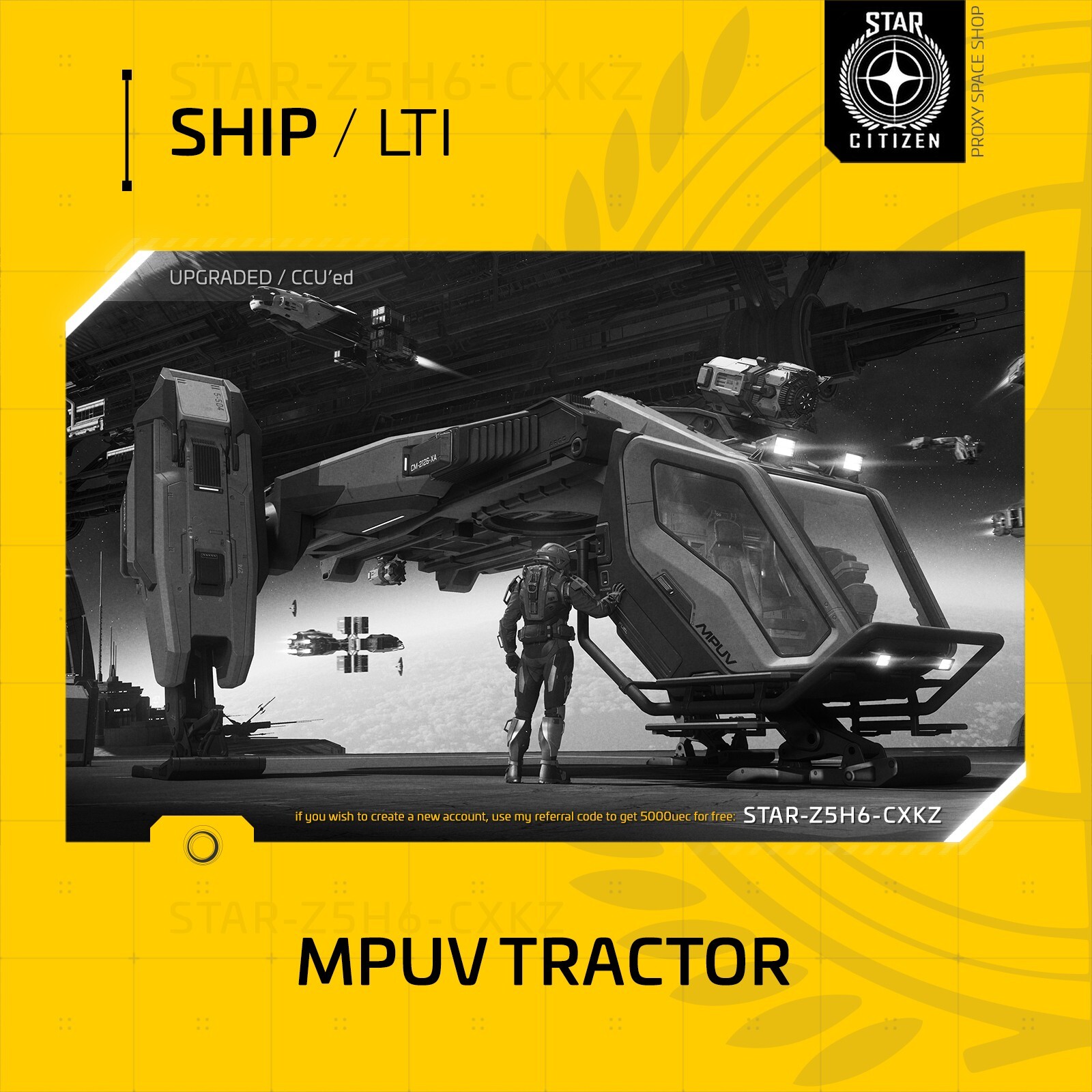 Star Citizen – ARGO MPUV TRACTOR – LTI – (Lifetime Insurance)