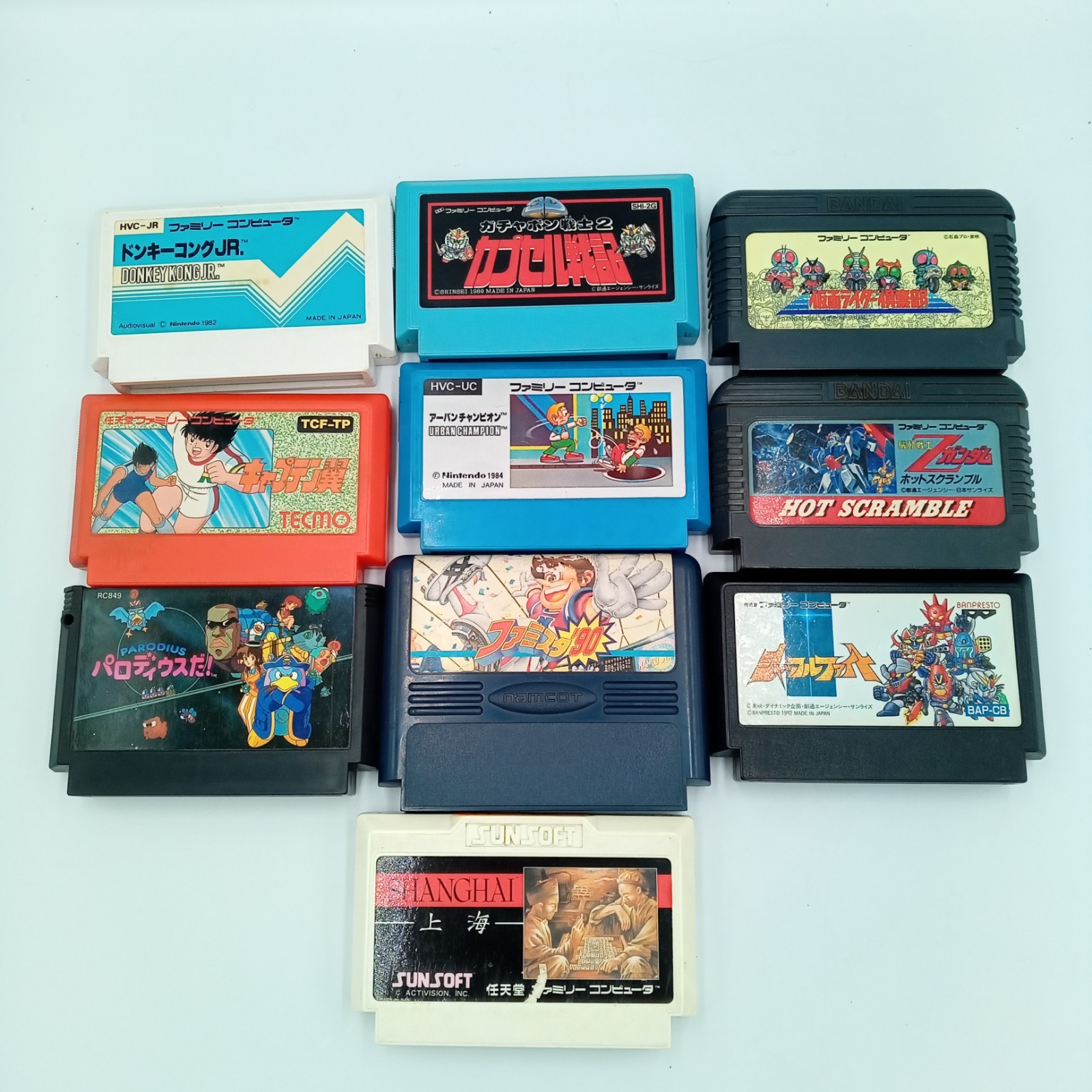 Classic Famicom Console Nintendo FC Boxed +10 Games NES Tested