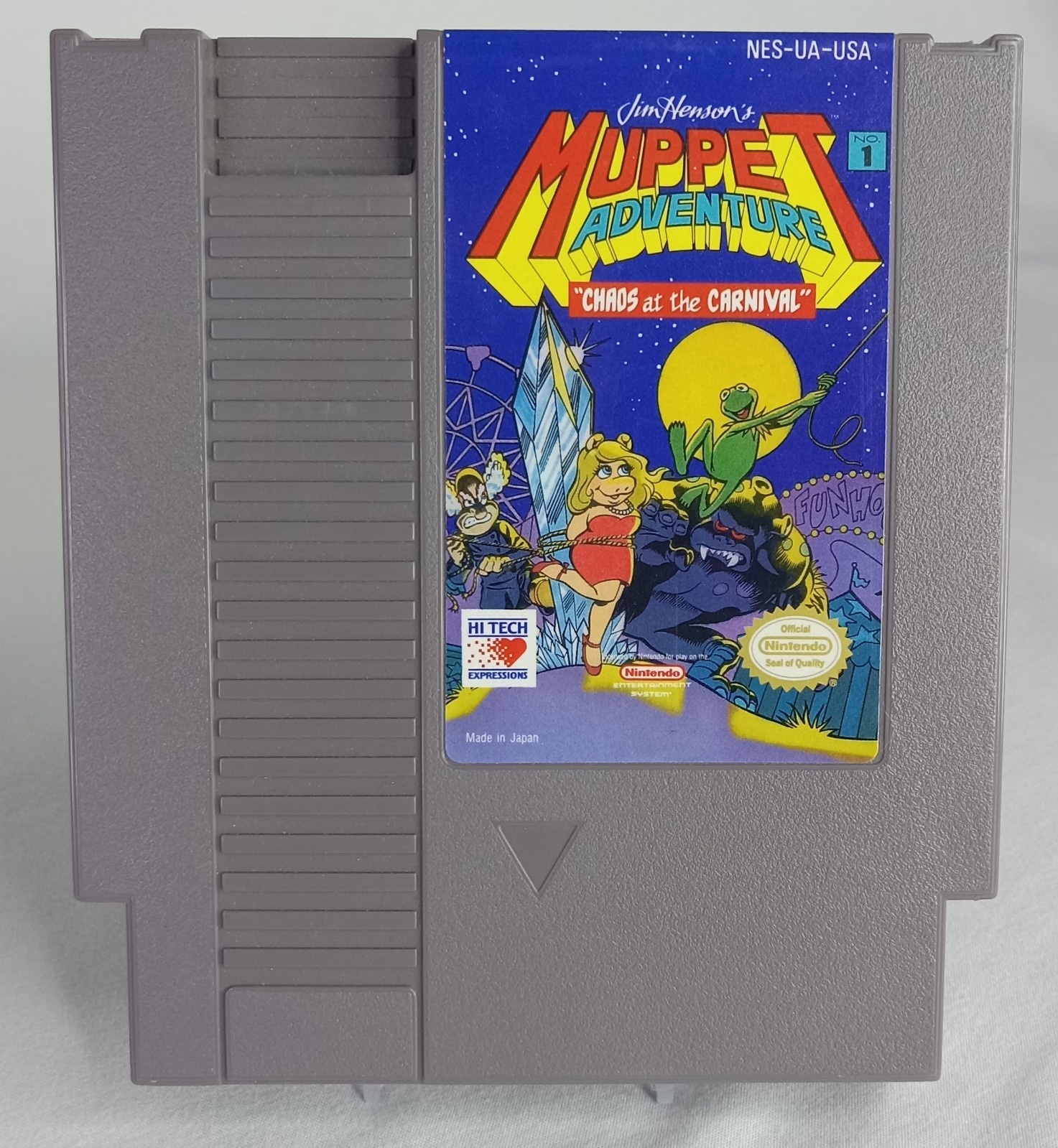 Muppet Adventure CIB Nintendo NES Complete Tested Working Video Game