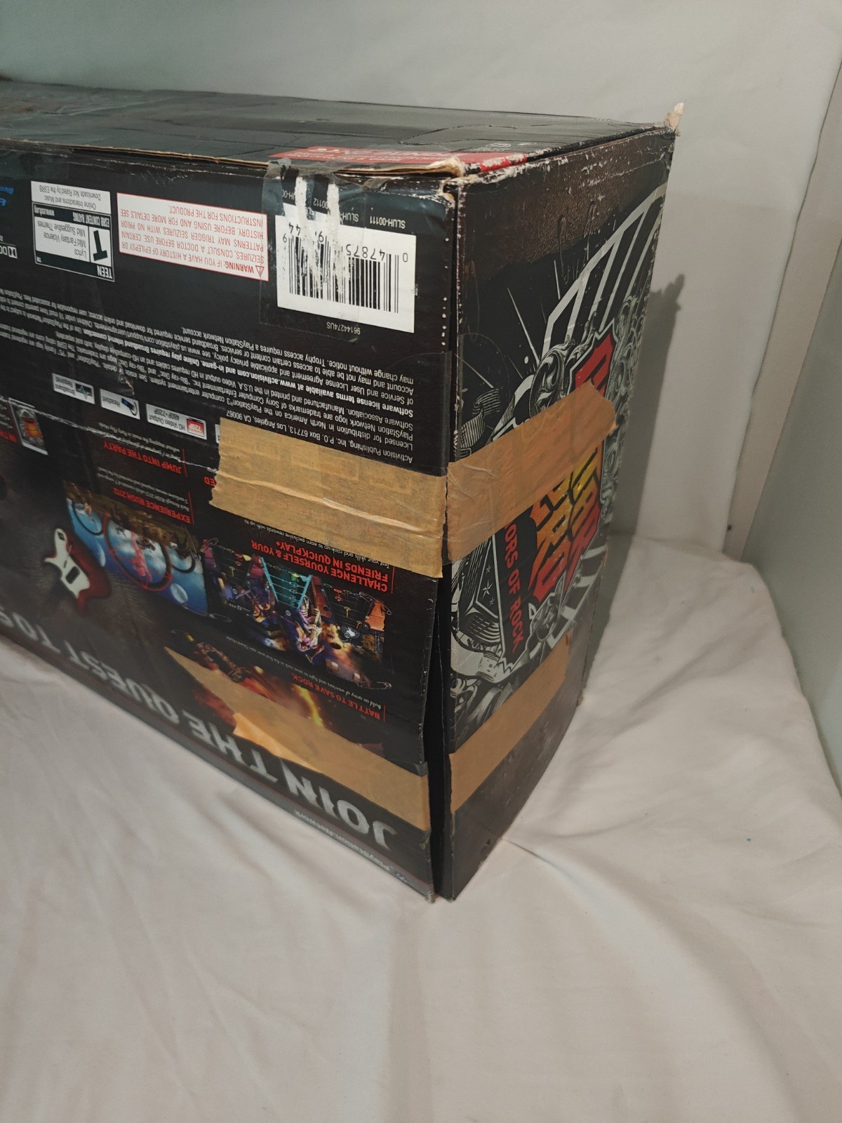 PS3 Guitar Hero WARRIORS OF ROCK Super Bundle Band playstation 3 New Open Box