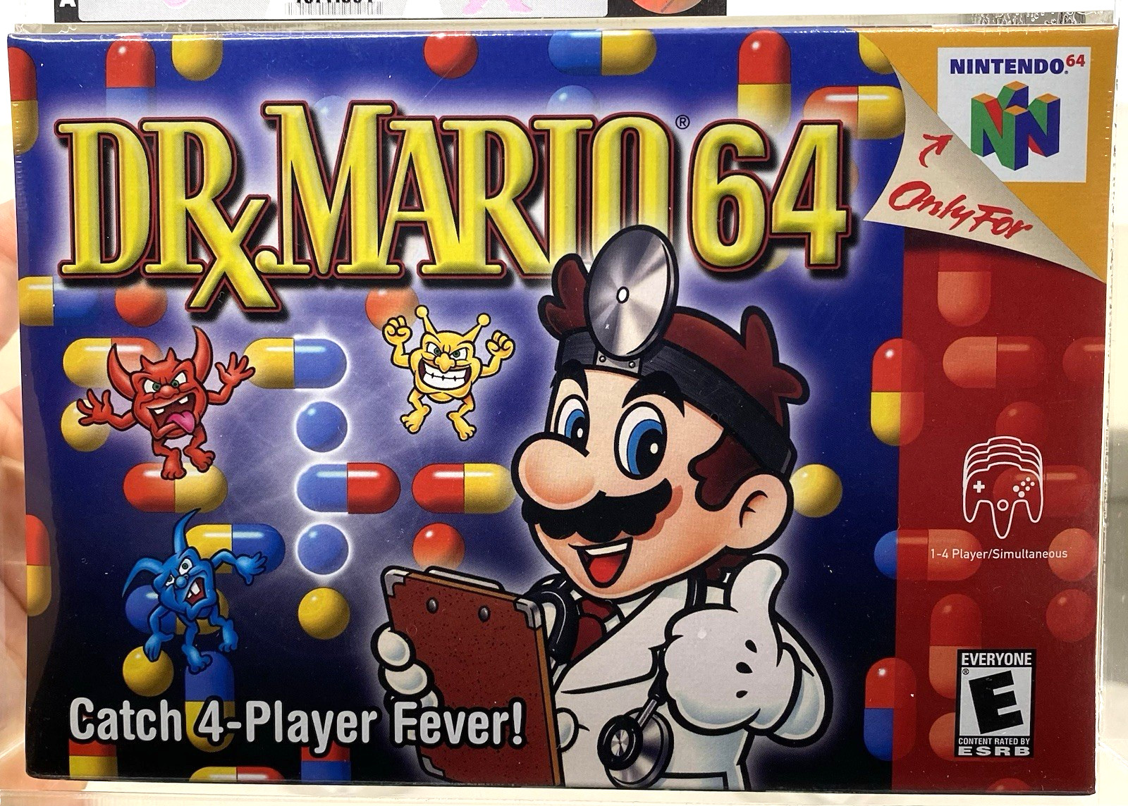 Dr. Mario 64 Nintendo N64 Brand New 2001 Factory Sealed VGA 95 TOP POP