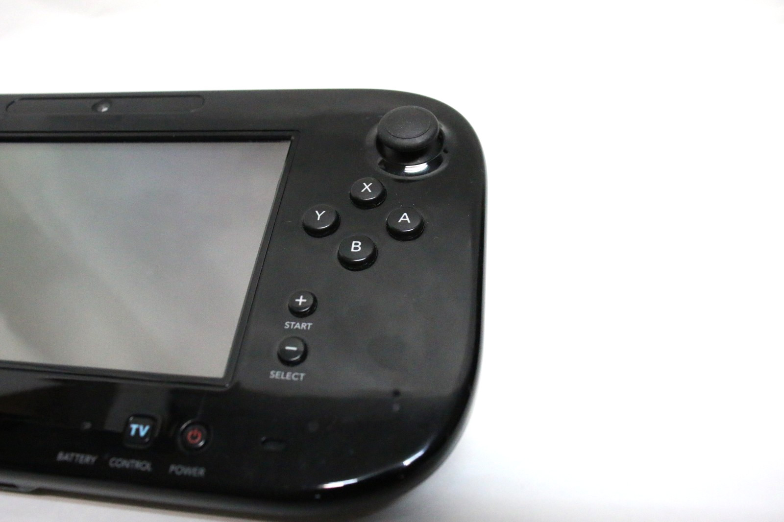 Nintendo Wii U Wireless GamePad Controller Black WUP-010(USA) no charger