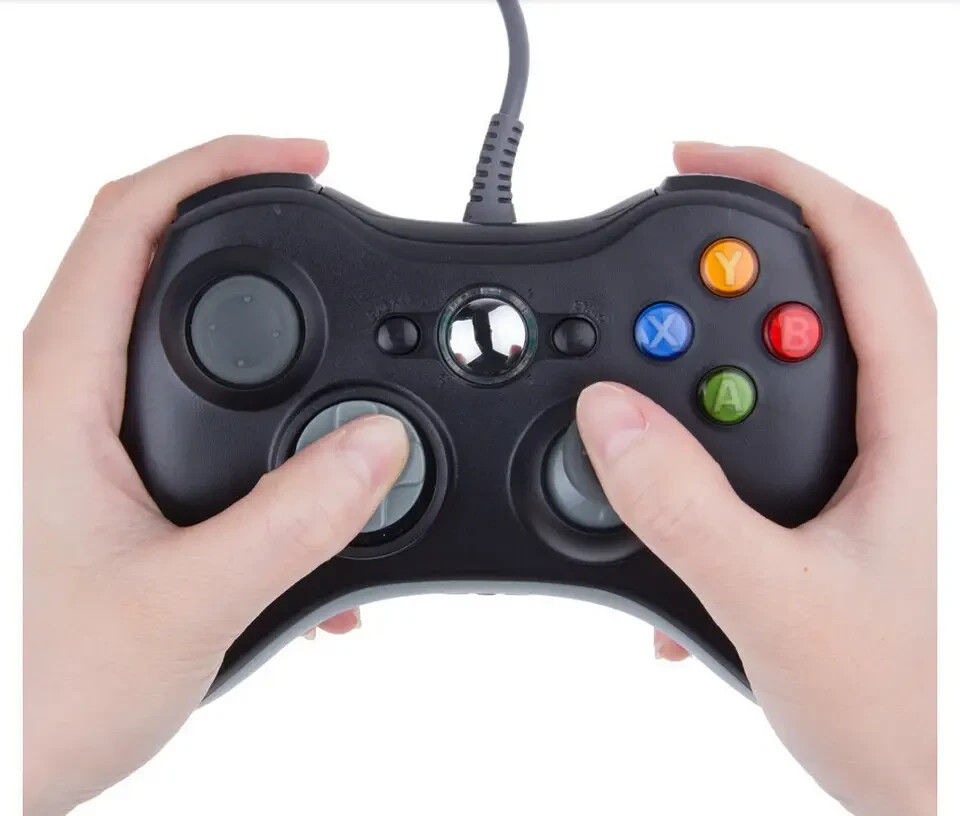 Wired Controller USB For PC Compatible With Xbox 360 / Windows 7 8 10 11 Gamepad