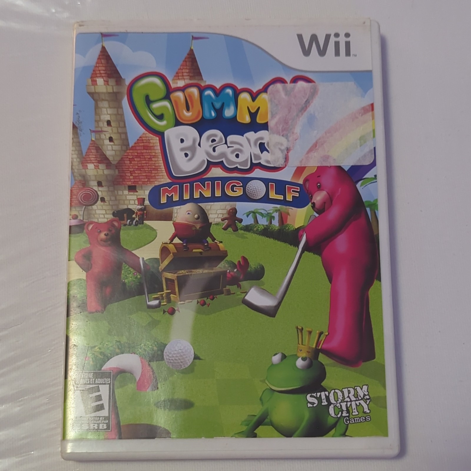 Storm City Games Gummy Bears Minigolf Nintendo Wii Manual Included E NTSC-U/C