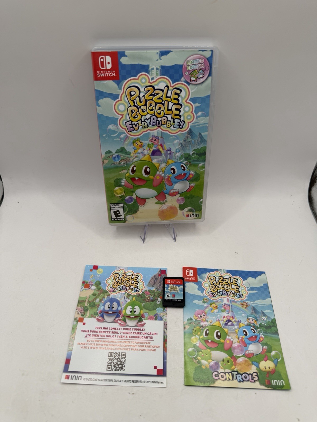 Puzzle Bobble Every Bubble (Nintendo Switch, 2023) CIB GREAT CONDITION Fast Ship