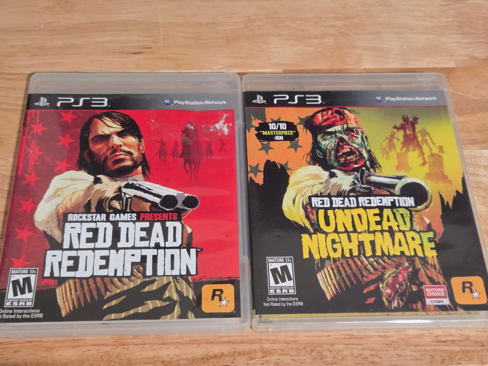 Red Dead Redemption (Manual, No Map) + Undead Nightmare (CIB) PS3