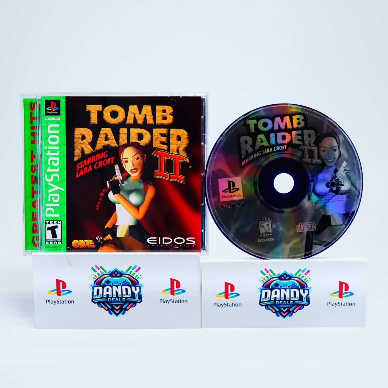 Tomb Raider 2 II PS1 CIB W/ Manual – PlayStation