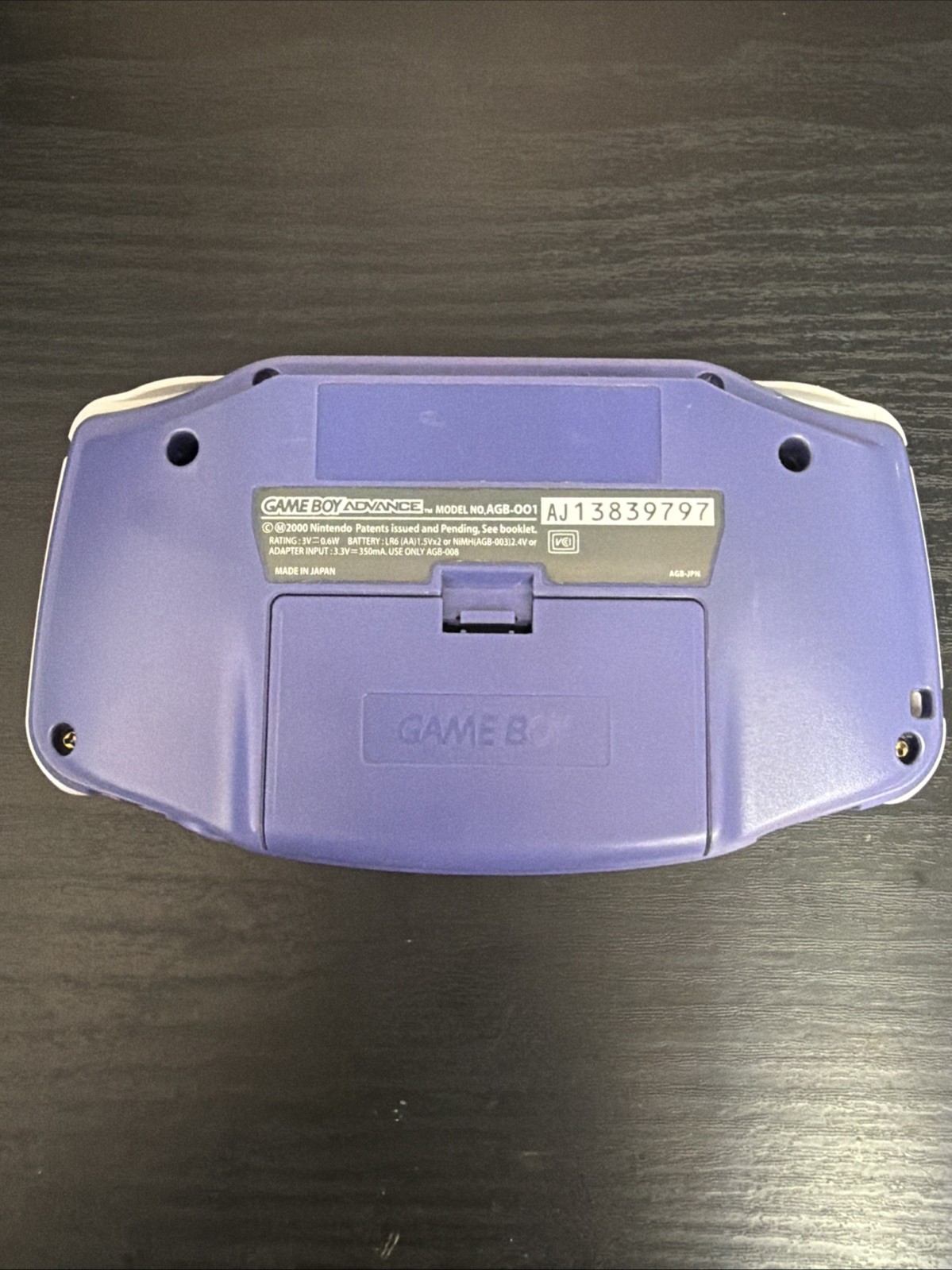 Nintendo Game Boy Advance GBA Violet Console New Screen Overhaul [#010]