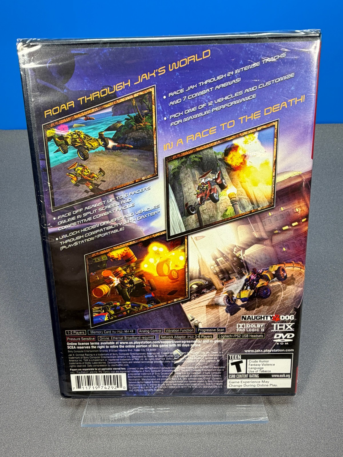 PS2 PLAYSTATION 2 JAK X COMBAT RACING GAME JAKX BRAND NEW SEALED